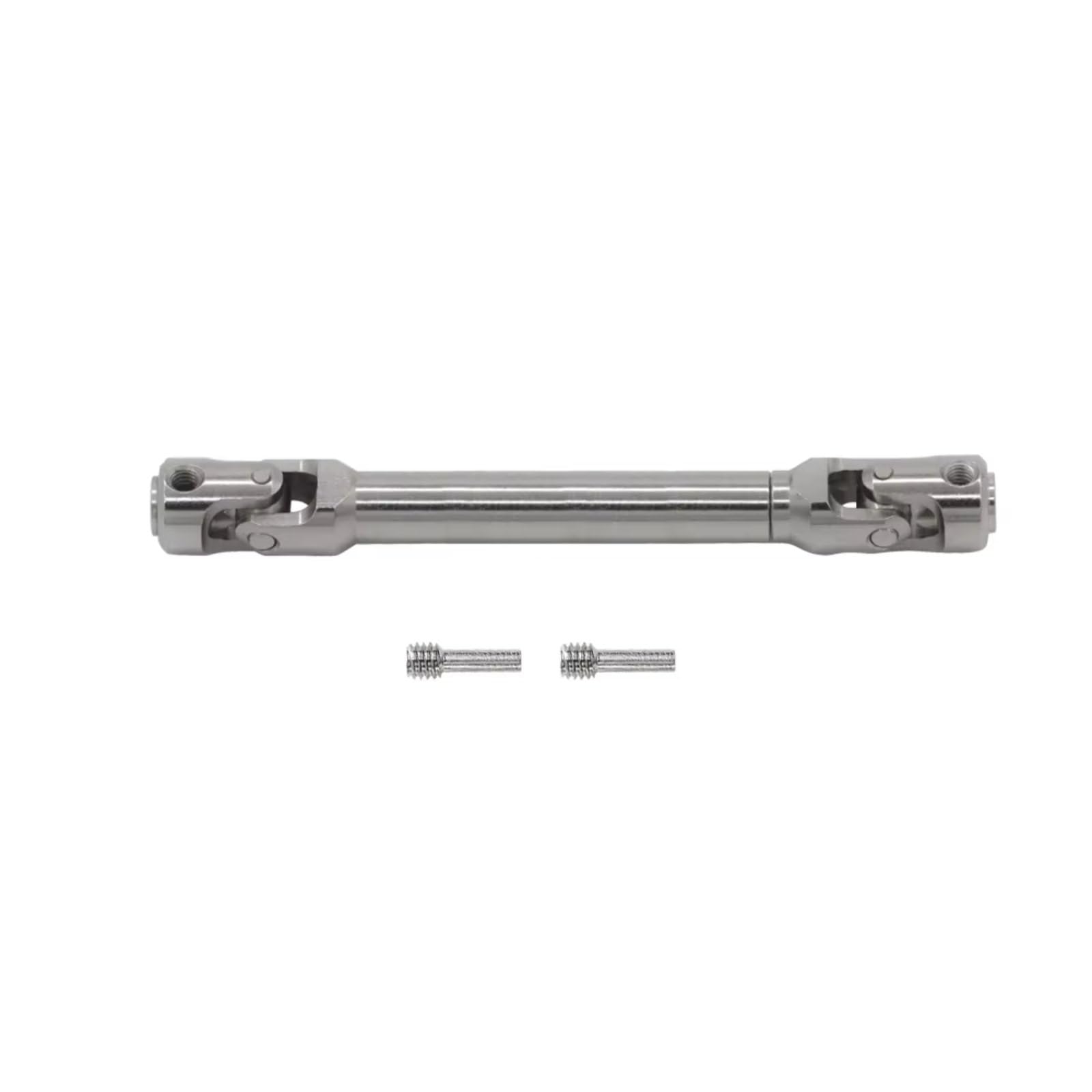GTFRUQAS RC Autozubehö Für TRX4 Für SCX10 Für Gladiator TF2 D90 YK4082 104311 1/10 Metall Interne Spline Antriebswelle Für Kreuzgelenk Antriebswelle RC Crawler Teile(Silver,104-139mm) von GTFRUQAS