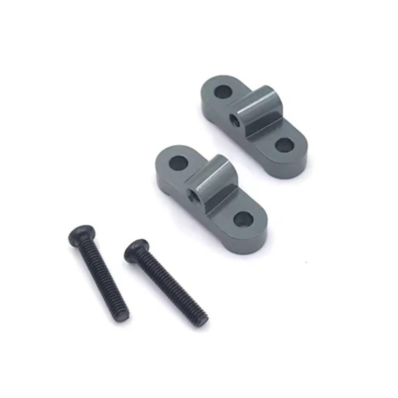 GTFRUQAS RC Autozubehör Für WLtoys 12427 12428 12423 12429 FY01 FY02 FY03 Verbesserte Metall-Hinterachs-Pleuelstangen-Befestigungsvorrichtung Fernbedienungs-Raupenfahrzeug-Upgrade-Teile Zubehör(Gray) von GTFRUQAS