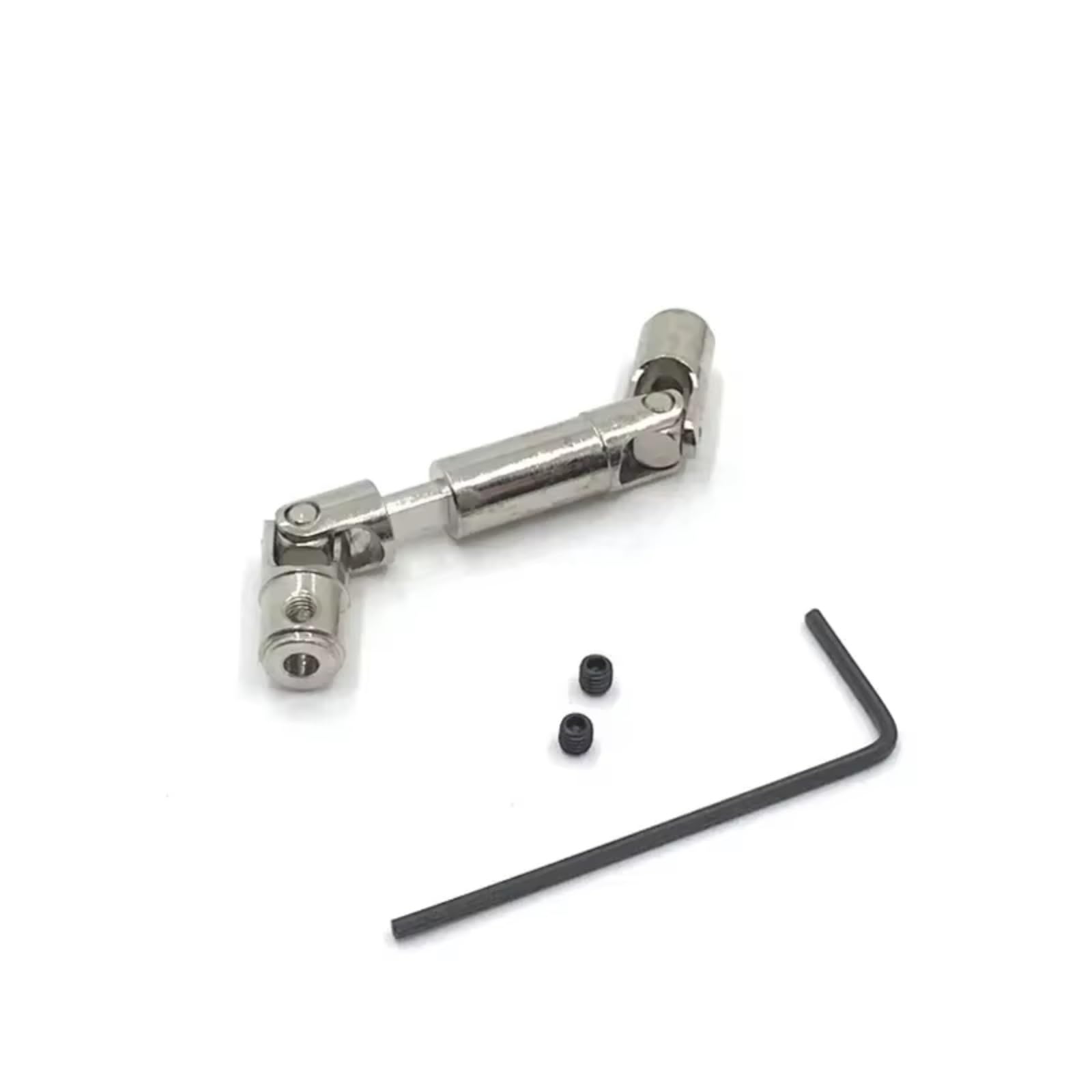 GTFRUQAS RC Autozubehör Für WPL Für HengLong D12 C14 C24 C34 B14 B24 B16 B36 1/10 1/16 Upgrade Metall Antriebswelle RC Auto Teile Zubehör(Silver) von GTFRUQAS