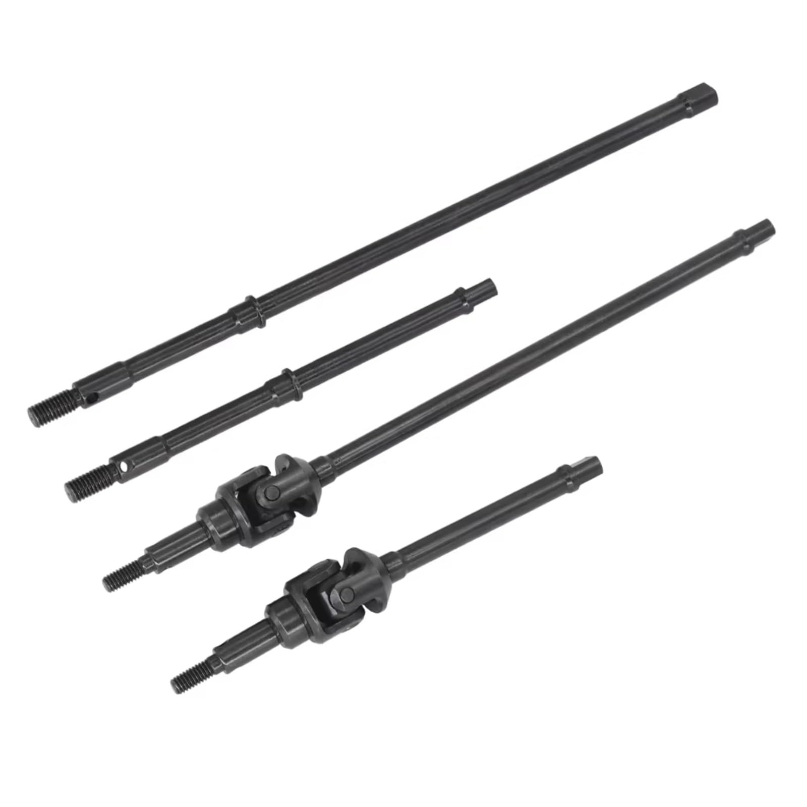 GTFRUQAS RC Ersatzteile Für Axial Für RBX10 Für AXI03005 1/10 Stahl Vorne Hinterachse CVD Antriebswelle RC Crawler Auto Modell Upgrade Teile(1 Set) von GTFRUQAS