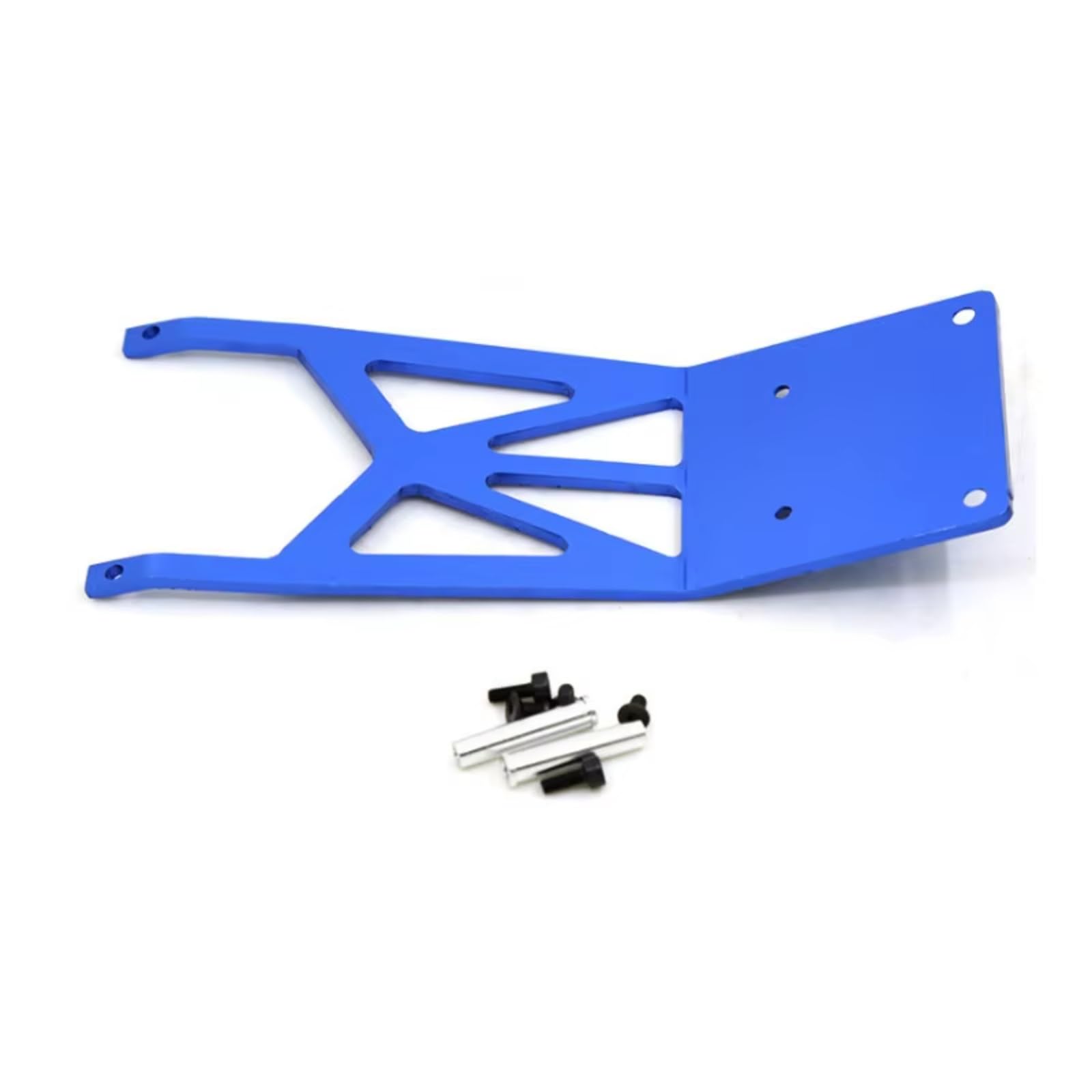 GTFRUQAS RC Ersatzteile Für Traxxas Für Raptor Für Slash 2WD Für Slash Für VXL Für Slash 1/10 RC Metall Front Skid Plate Skidplate RC Auto Upgrade Teile(Blue) von GTFRUQAS