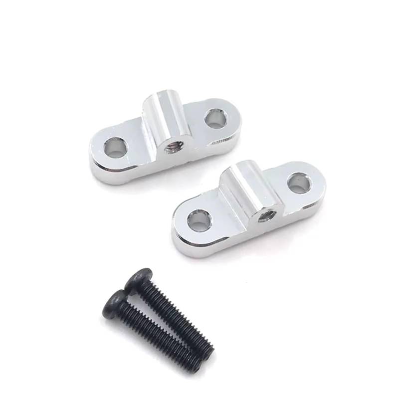 RC Autozubehör Für WLtoys 12427 12428 12423 12429 FY01 FY02 FY03 Verbesserte Metall-Hinterachs-Pleuelstangen-Befestigungsvorrichtung Fernbedienungs-Raupenfahrzeug-Upgrade-Teile Zubehör(Silver) von GTFRUQAS