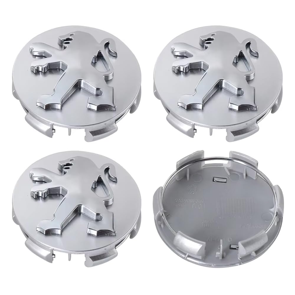 4 Nabendeckel 60mm Nabenkappen für Peugeot Traveller 3.Generation ab Bj.2016, ABS Kunststoff Aluminium Felgendeckel Nabenkappe Radkappen Felgenkappen Radnabenabdeckung,C- 4 Nabendeckel 60mm Nabenkappen für Peugeot Traveller 3.Generation ab Bj.2016, ABS Kunststoff Aluminium Felgendeckel Nabenkappe Radkappen Felgenkappen Radnabenabdeckung,C- von GTME