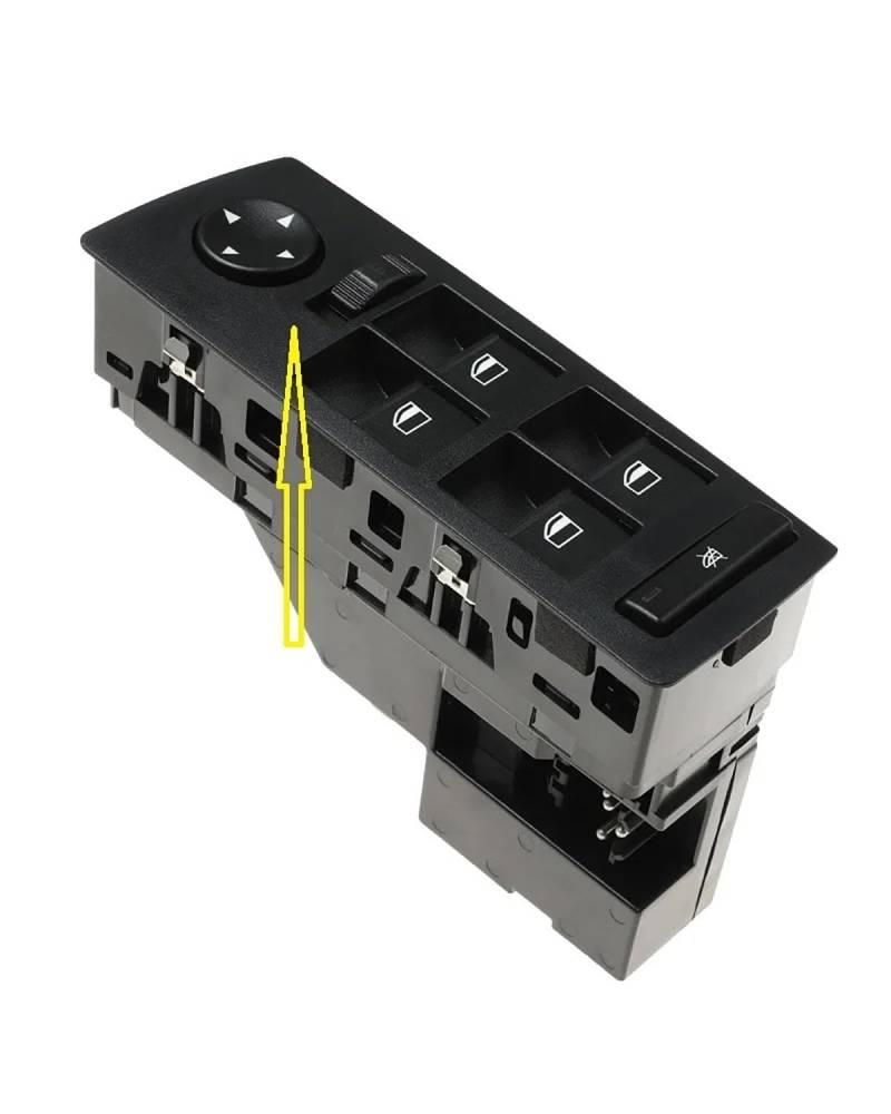 Fensterheber Schalter 1PC Auto Electric Power Master Fenster Control Schalter Heber Taste Für E53 Für X5 1999-2006 OE:61316962505 61316962506(Without Folding) von GTOQEV