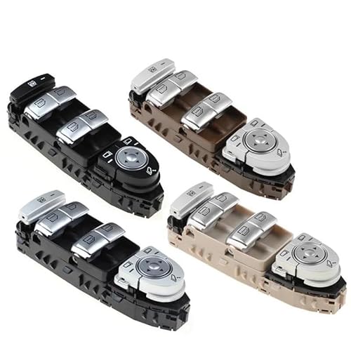 Fensterheber Schalter 1PC Auto Electric Power Master Fenster Schalter Für Benz C Klasse W205 S205 C180 C200 C220 C250 C300 C450 OE:2229050809 2229056800(Style 2) von GTOQEV