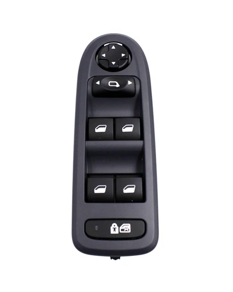 Fensterheber Schalter 1PC Auto Power Master Fenster Schalter Spiegel Control Taste Für Peugeot 308 5 Tür Fließheck Wagon 2007-2013 OE:96644915 98053439(Black) von GTOQEV