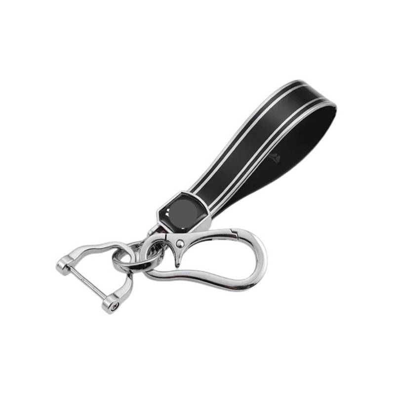 Für ADV 150 PCX 125 Schalter ADV Wrench 350 PCX160 Vision SH350 Schlüsselbund TPU Silber Rand Auto Schlüssel Abdeckung Fall Shell(Black Key Chain) von GTOQEV