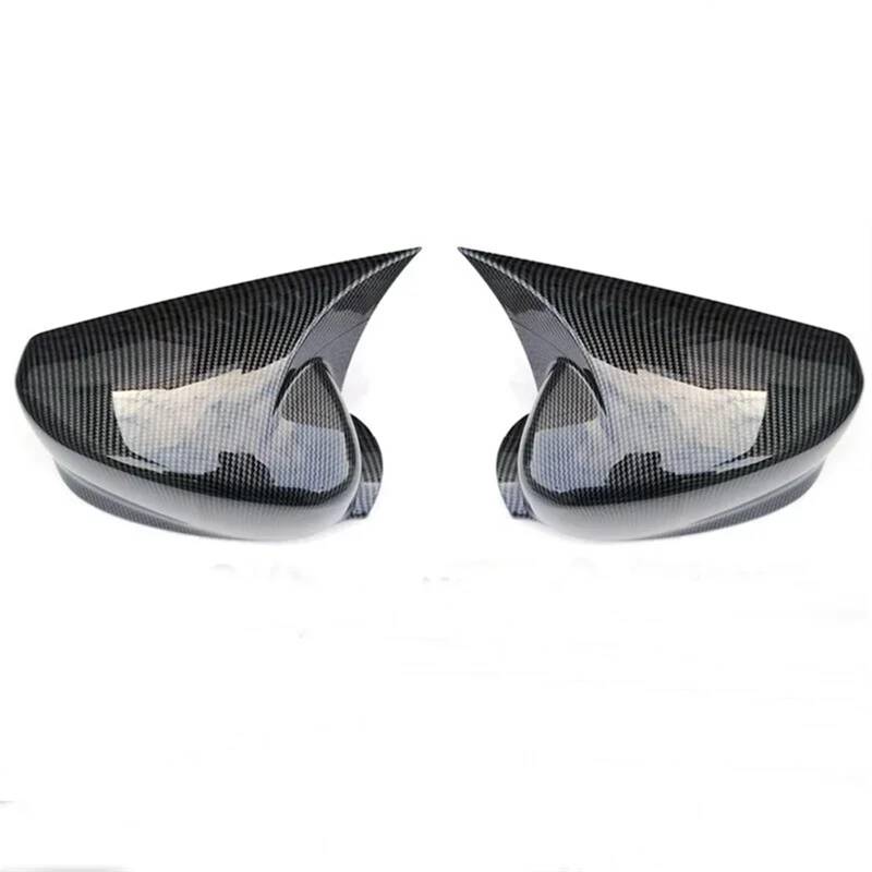Für Accord 2008-2017 Zierleiste Hupe 2/4-türige Limousine 8/8,5/9. Auto Rückansicht Seitenspiegel Abdeckung Carbon Style Glänzend Schwarz(Carbon) von GTOQEV