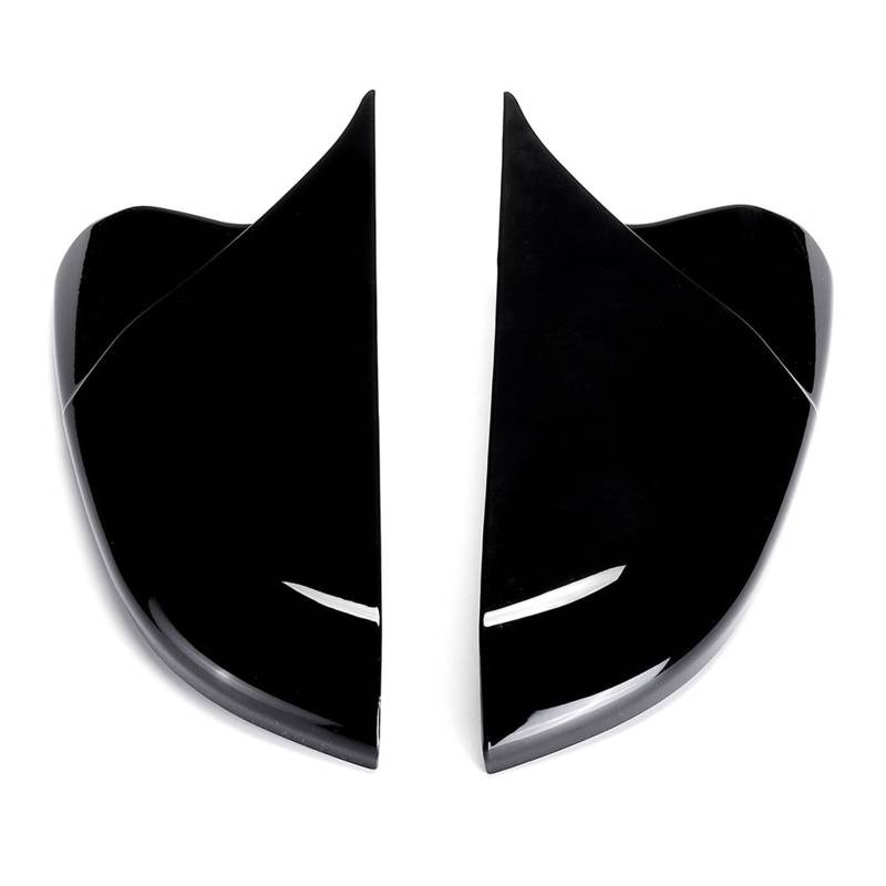 Für Civic 2016-2019 Rückspiegel Abdeckung Spiegel Abdeckung Horn Form ABS Glänzend Schwarz Seite Spiegel Abdeckung Rück Kappen(Black) von GTOQEV