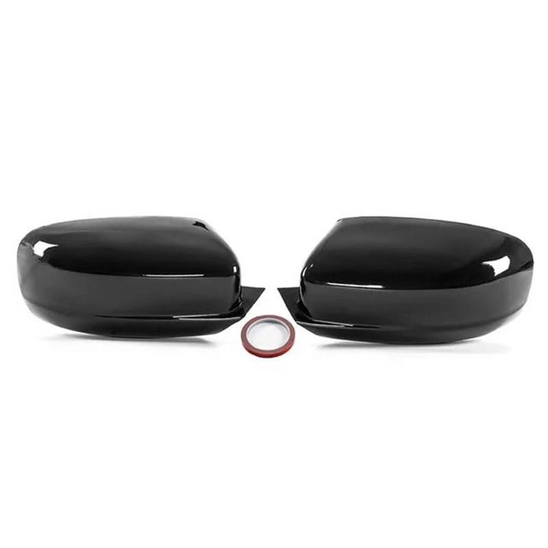Für Dodge Charger 2011-2021 Auto Rück Seite Spiegel Abdeckung Flügel Kappe Außentür Rückansicht Fall Trim Gehäuse(Gloss Black) von GTOQEV