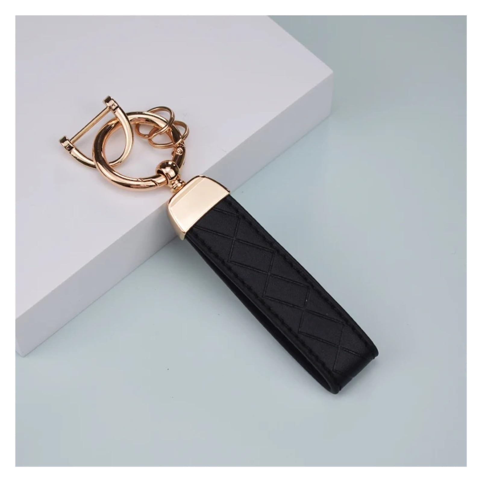 Für Duster Captur Clio Logan Megane 1 2 3 Koleos Scenic Zubehör 4 Tasten TPU Auto Schlüssel Fall Abdeckung Shell Fob Schlüsselanhänger(Black Keychain) von GTOQEV
