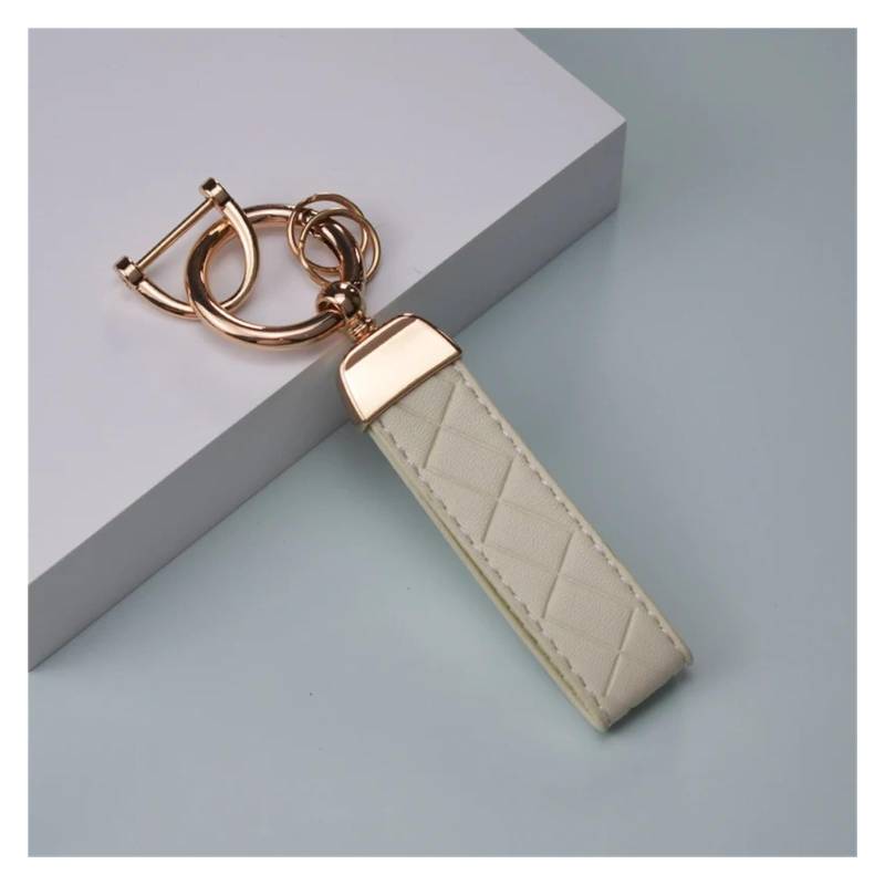 Für Duster Captur Clio Logan Megane 1 2 3 Koleos Scenic Zubehör 4 Tasten TPU Auto Schlüssel Fall Abdeckung Shell Fob Schlüsselanhänger(White Keychain) von GTOQEV