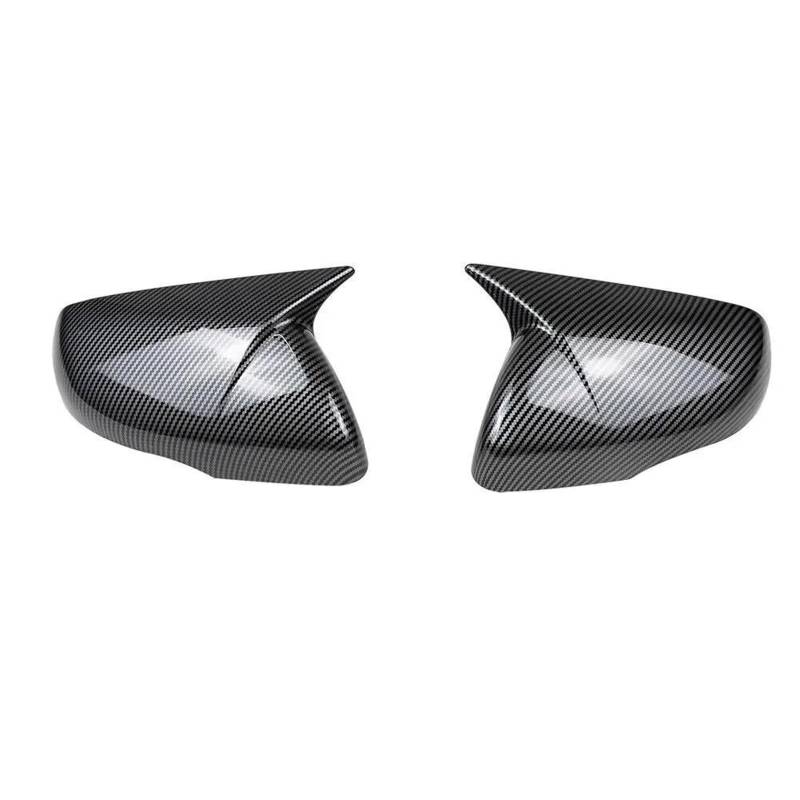 Für Ford Für Rand 2015-2021 Auto Aufkleber Rück Seite Spiegel Abdeckung Flügel Kappe Außentür Rückansicht Fall Trim Carbon ABS(Carbon) von GTOQEV