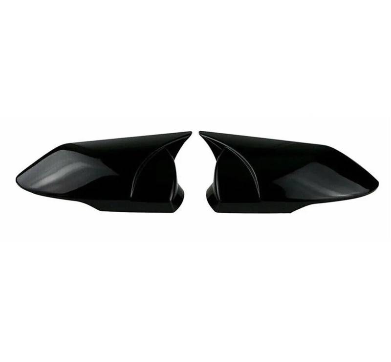 Für Hyundai Für Elantra 2021 2022 Auto Rück Seite Spiegel Abdeckung Flügel Kappe Außen Aufkleber Tür Rückansicht Fall Trim Carbon Faser(Gloss Black) von GTOQEV