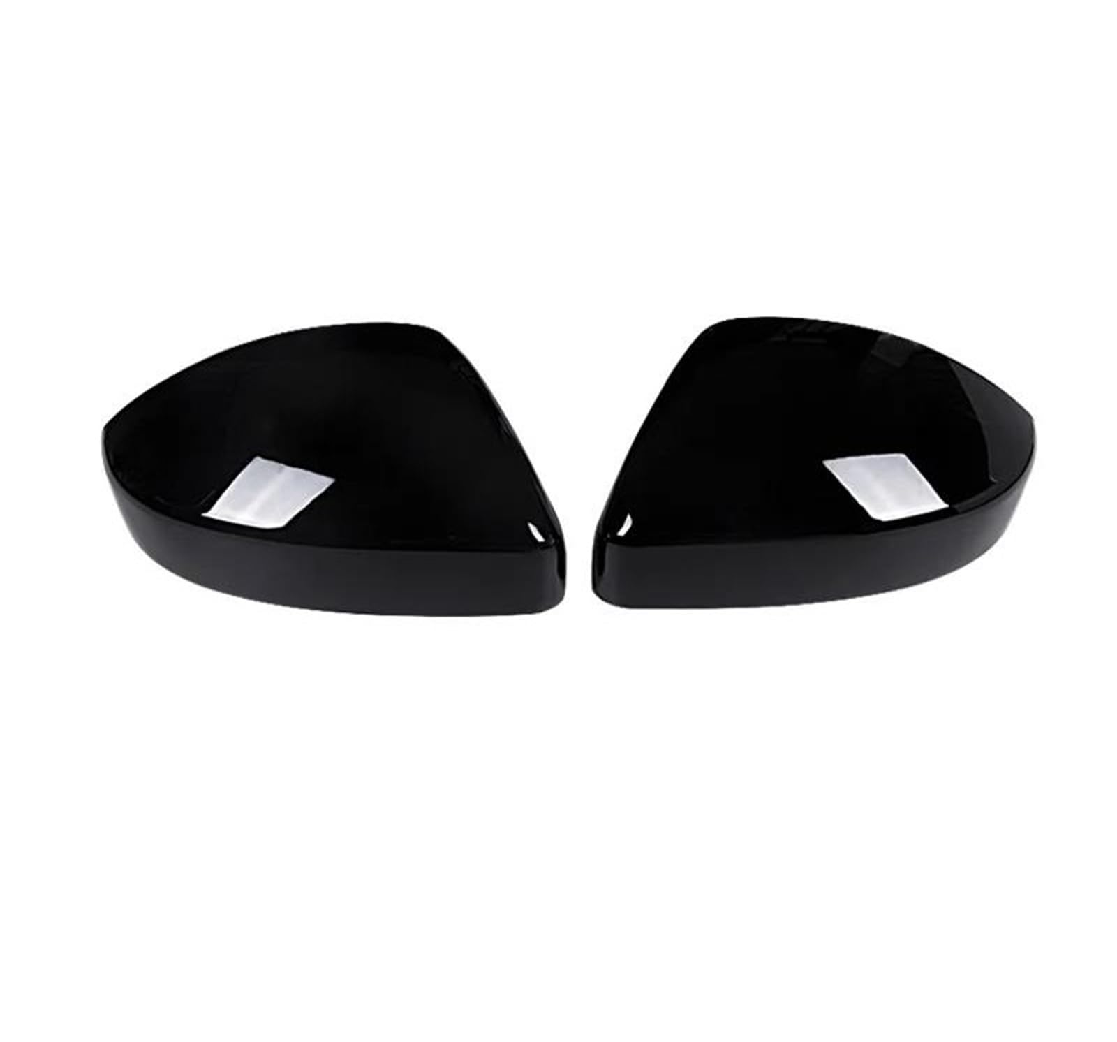 Für Land Für Rover Für Discovery Sport Range Rover Velar Evoque Für Jaguar F-Tempo 2Pcs Auto Rückspiegel Abdeckung(Gloss Black) von GTOQEV