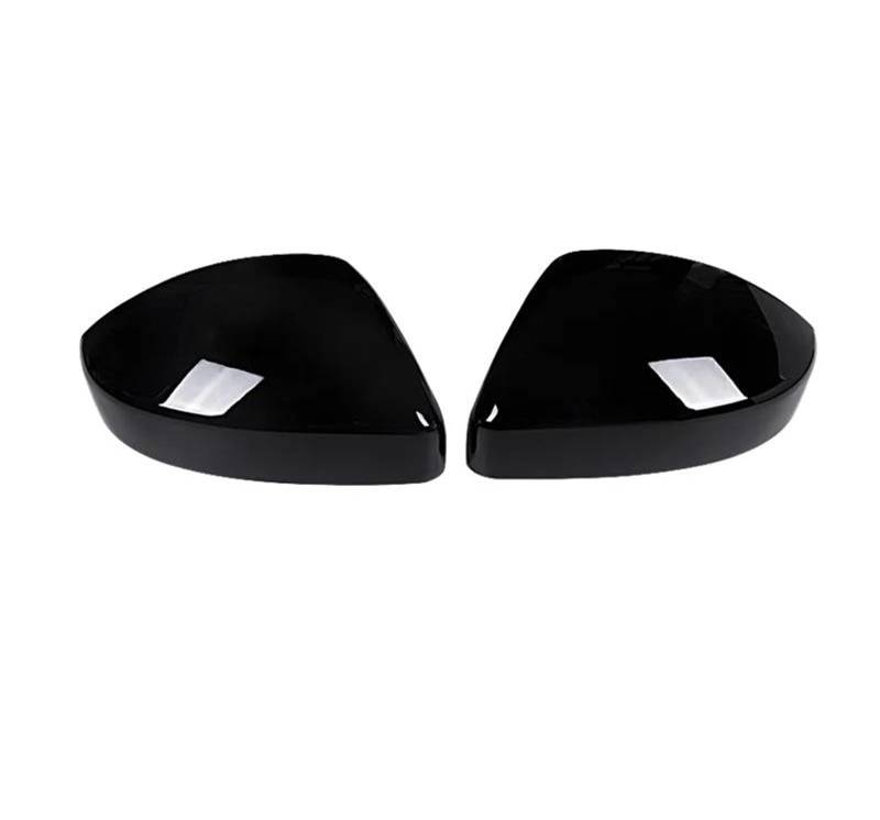 Für Land Für Rover Für Discovery Sport Range Rover Velar Evoque Für Jaguar F-Tempo 2Pcs Auto Rückspiegel Abdeckung(Gloss Black) von GTOQEV