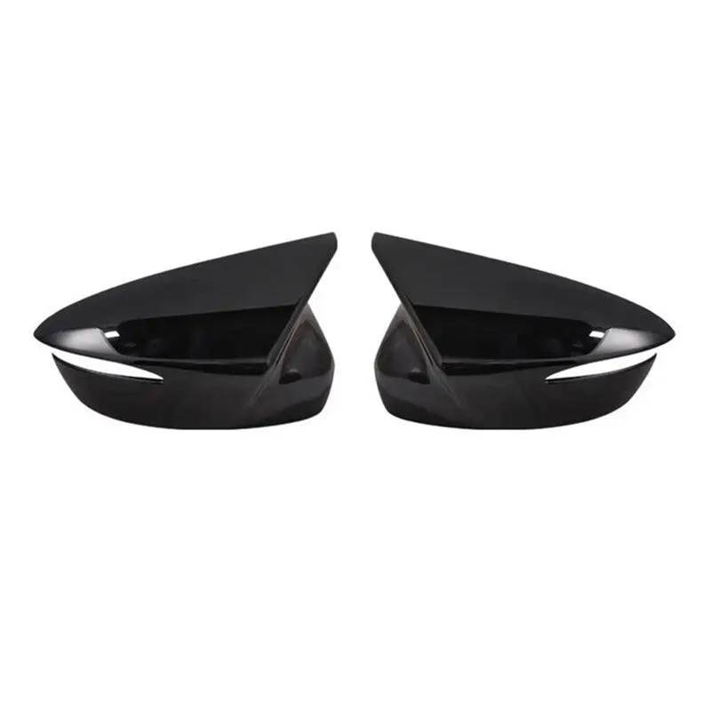 Für Mazda CX-5 CX-3 CX-4 Auto Rück Seite Spiegel Abdeckung Flügel Kappe Horn Außentür Rückansicht Fall Trim Aufkleber(Gloss Black) von GTOQEV