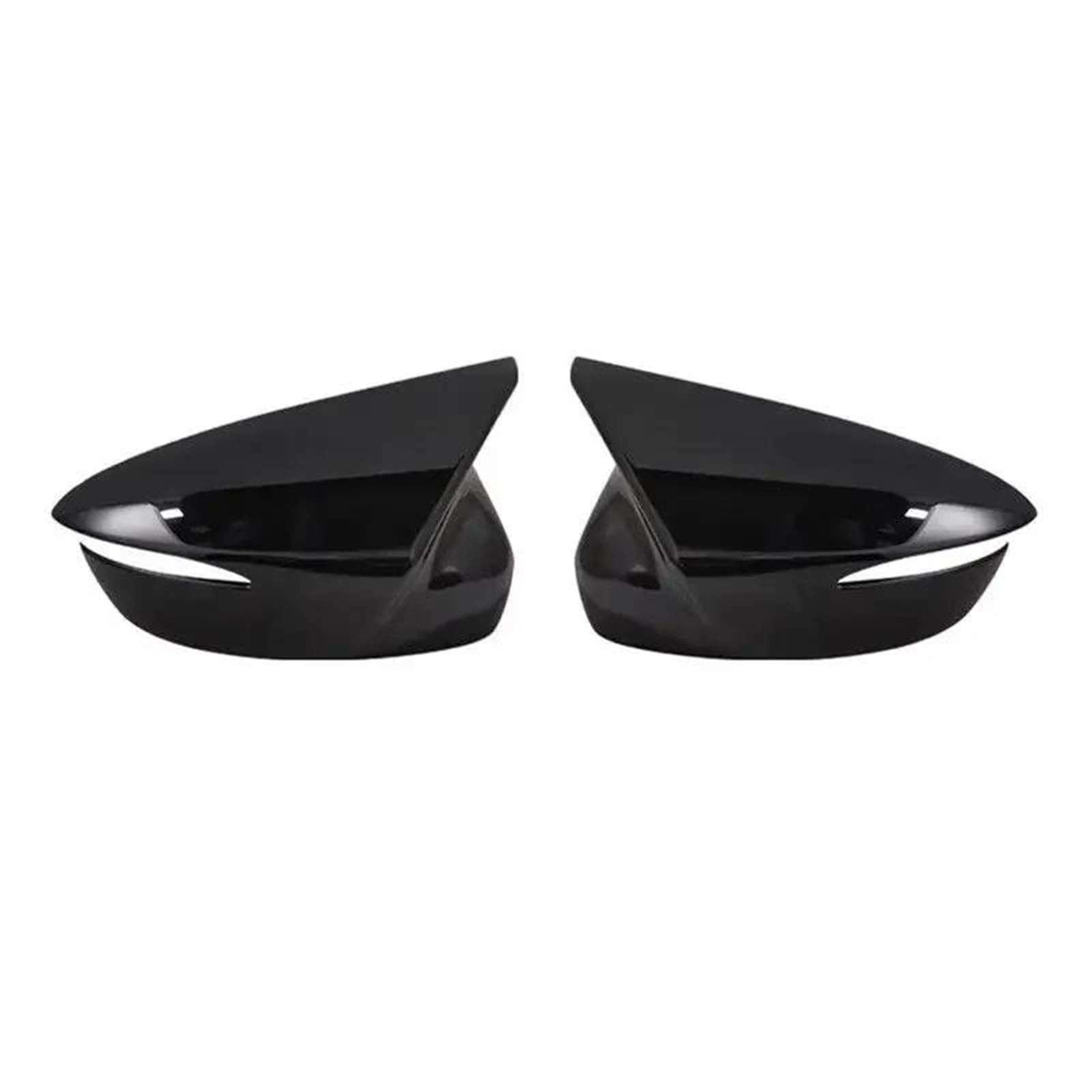 Für Mazda CX-5 CX-3 CX-4 Auto Rückspiegel Abdeckung Flügel Kappe Horn Außentür Rückansicht Fall Trim Aufkleber Carbon(Gloss Black) von GTOQEV
