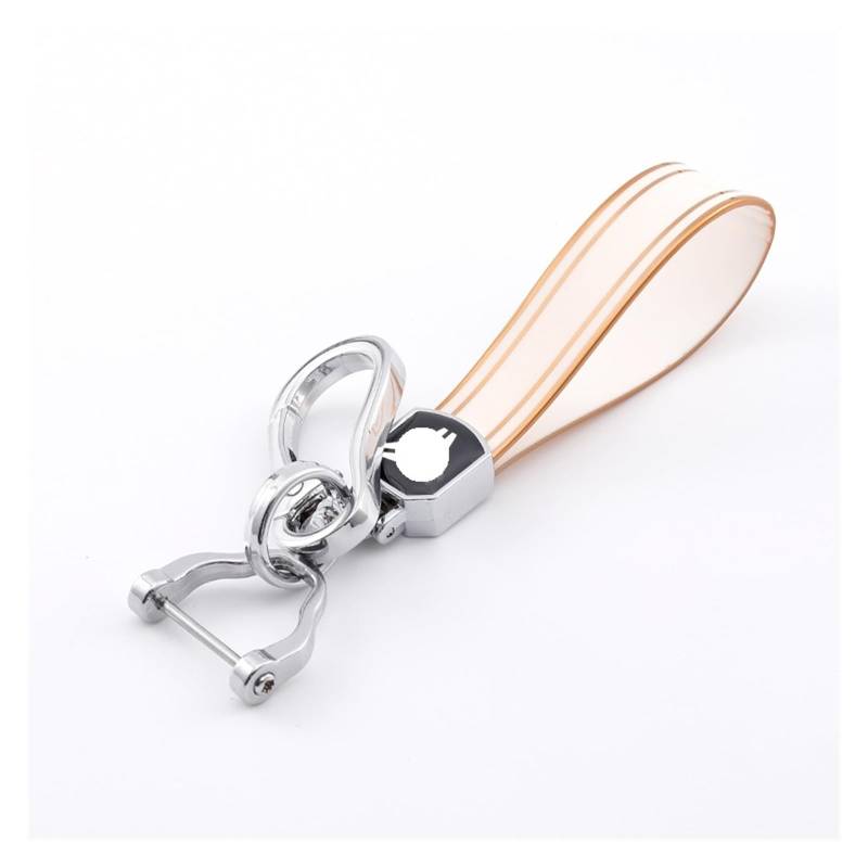 Für Mini Cooper Clubman Countryman R55 R56 R57 R58 R59 R60 S Roadster TPU Phnom Penh Autoschlüssel Abdeckung Fall Shell(White Key Chain) von GTOQEV