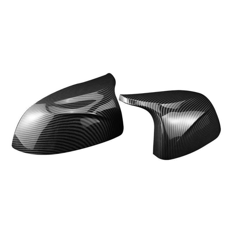 Für Serie X3 X4 X5 G01 G02 G05 2 Teile/satz Spiegel Abdeckung Kappe Carbon Ersatz EINE Horn Rückspiegel Gehäuse(Carbon) von GTOQEV