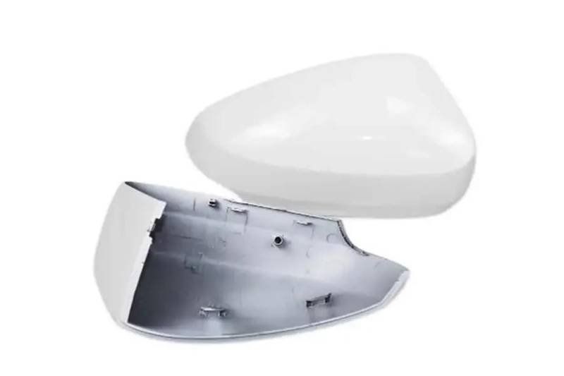 Für Skoda Kamiq 2018 2019 2020 2021 2022 Autozubehör Rückansicht Tür Außenspiegel Seitenspiegel Abdeckkappen Shell Case Weiß(2PCS left and right) von GTOQEV
