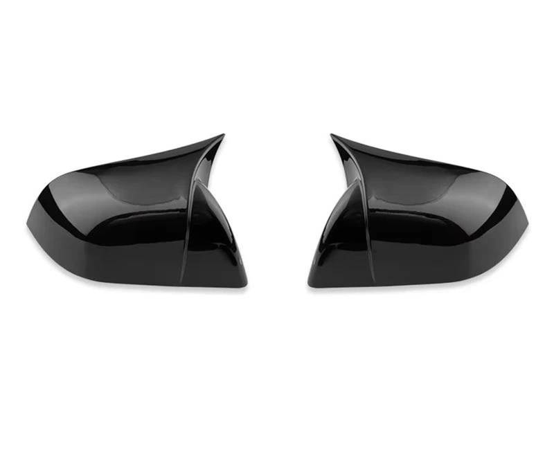 Für Tesla Für Modell 3 Y Rückansicht Tür Flügel Seite Spiegel Abdeckung Caps Shell Fall Rück Kappe Außen Zubehör Carbon(M3 Glossy Black) von GTOQEV