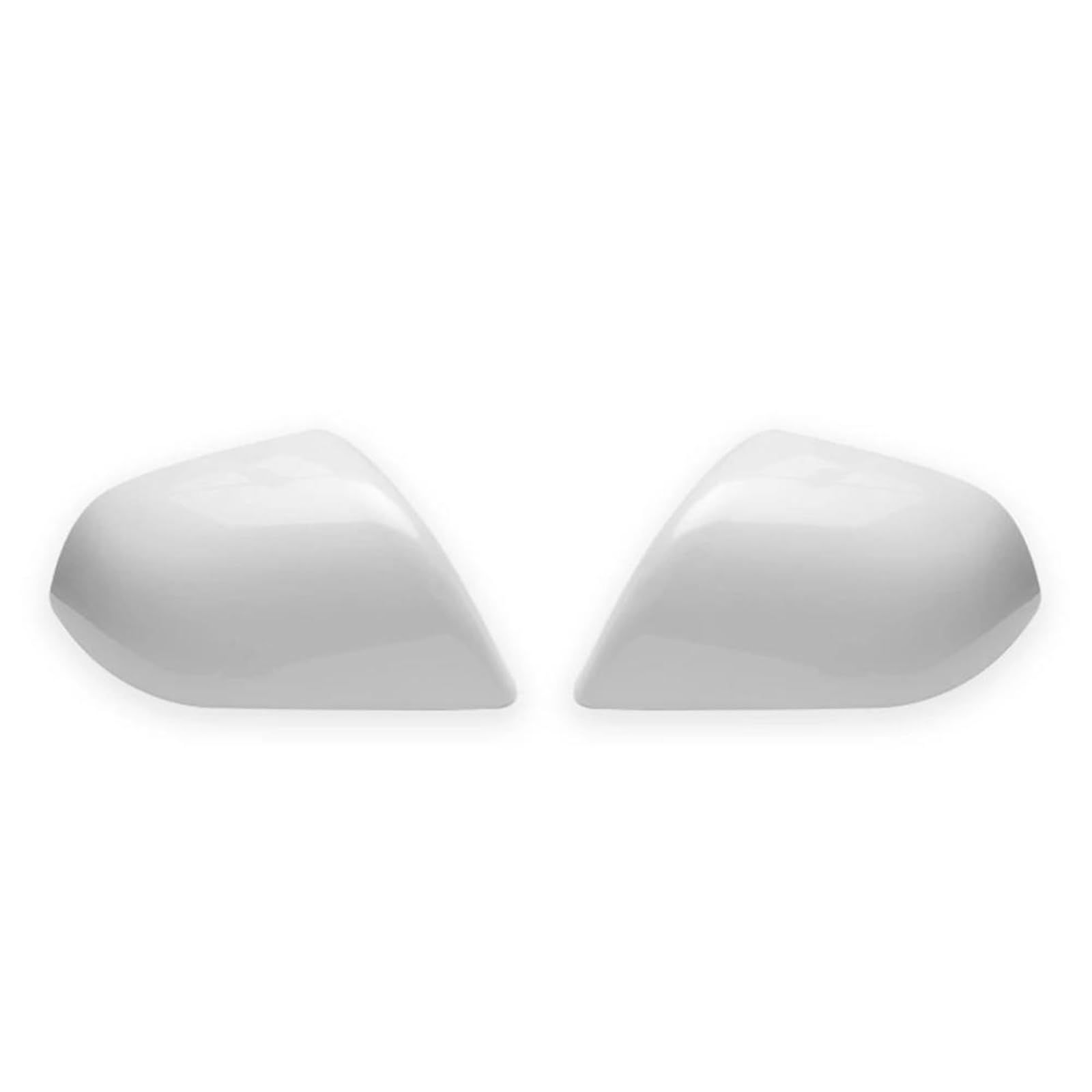 Für Tesla Modell 3+ 2024 2PCS Seitenspiegelabdeckungen ABS Carbon Rückspiegelkappe Beifahrer- Und Antriebsseite(Pearl White) von GTOQEV
