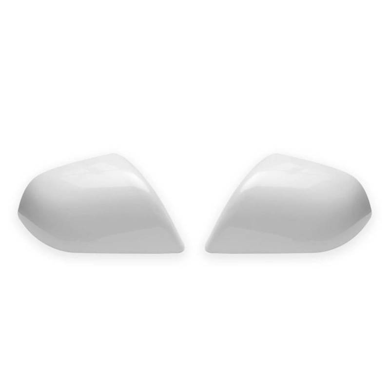 Für Tesla Modell 3+ 2024 2PCS Seitenspiegelabdeckungen ABS Carbon Rückspiegelkappe Beifahrer- Und Antriebsseite(Pearl White) von GTOQEV
