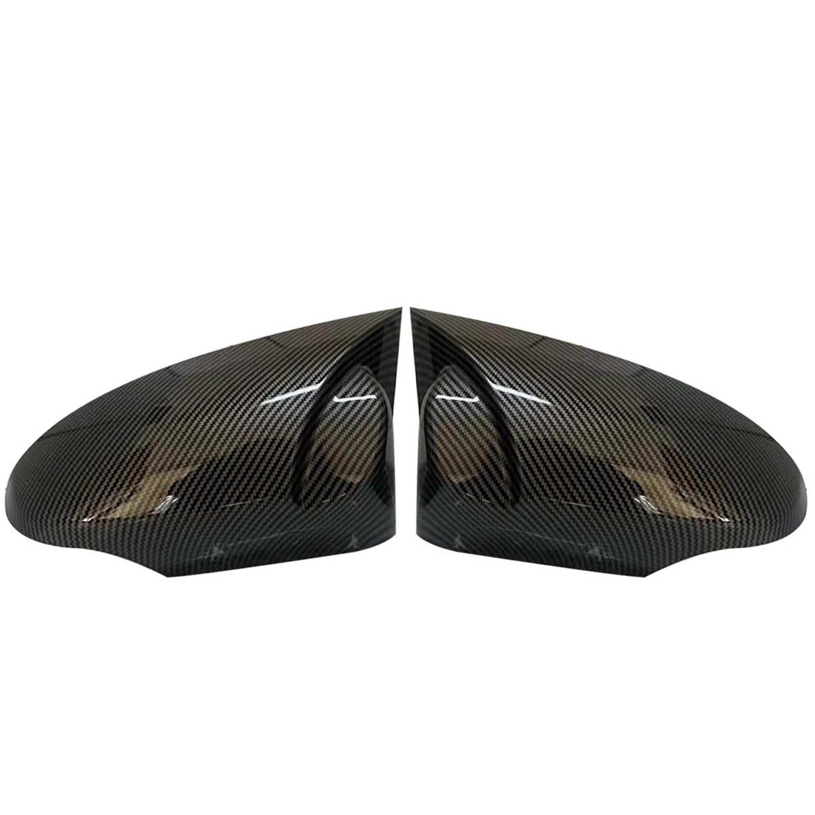 Für Toyota CHR C HR C-HR 2017 2018 2019 2020 2021 2x Horn Rückspiegel Abdeckung Auto Flügel Seite Tür Spiegel Kappen(Carbon) von GTOQEV