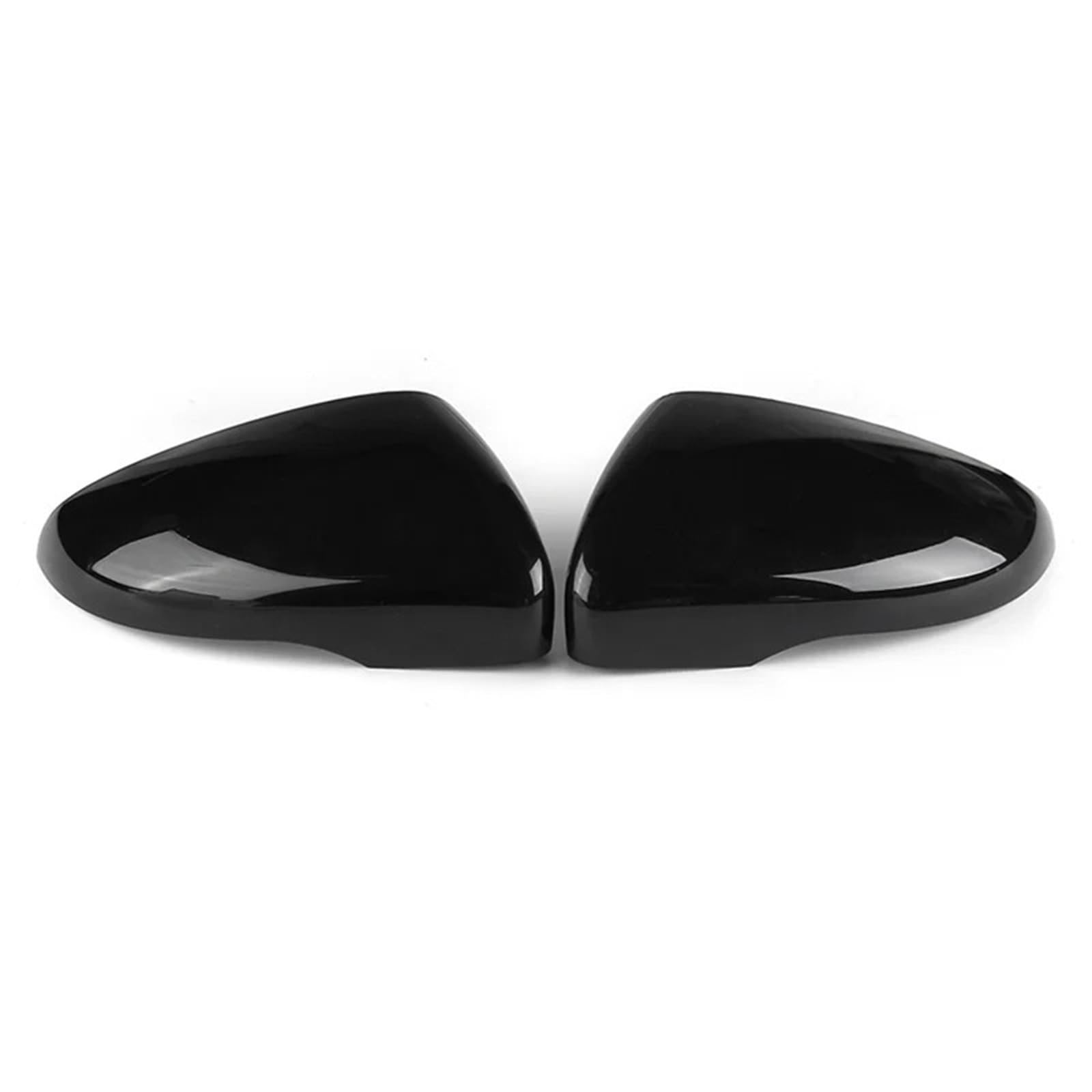 Für VW Für Golf 6 MK6 GTI GTD 2009-2013 2x Carbon Look Seitenflügelspiegelabdeckung Seitenrückspiegelkappenabdeckung(Gloss Black-Replace) von GTOQEV