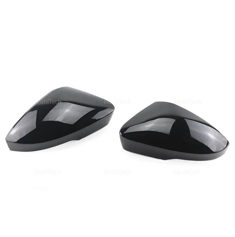 Für VW Für South Nivus Pre-Facelift 2020 2021 Carbon Und Schwarz Rückspiegelkappe Seitenflügelspiegelabdeckung(Gloss Black) von GTOQEV