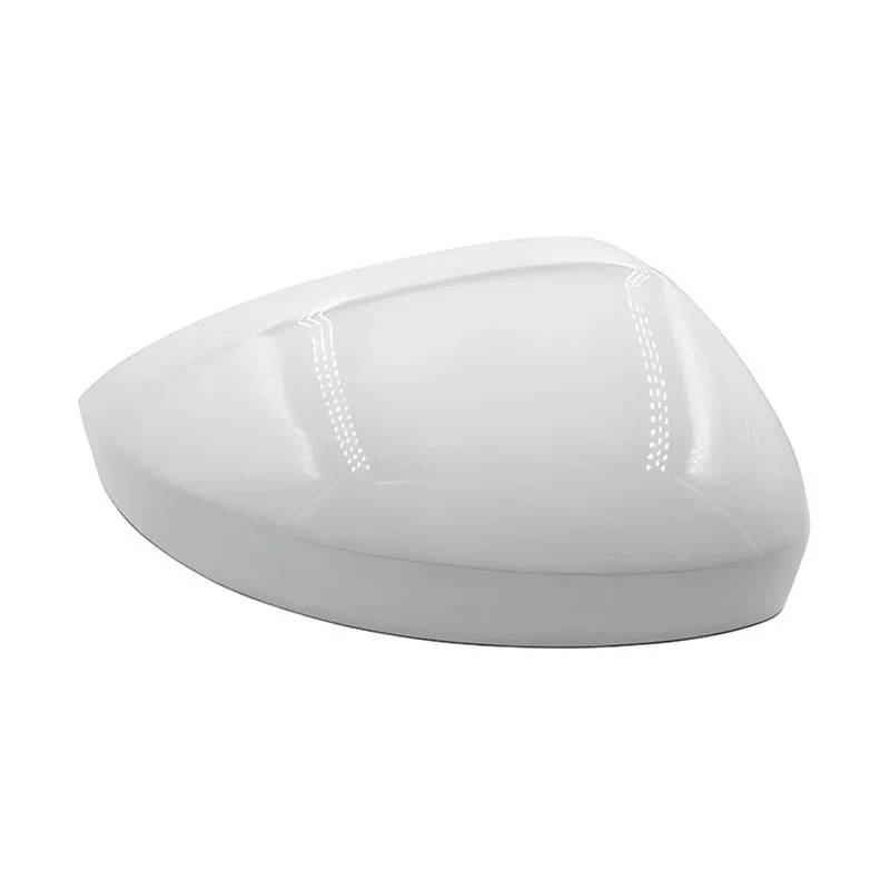 Für VW Für Tiguan Allspace L MK2 2017 2018 2019 2020 Rückansicht Seitenspiegelkappen Abdeckung Ersatz Matt Chrom Retrovisor(White Right) von GTOQEV