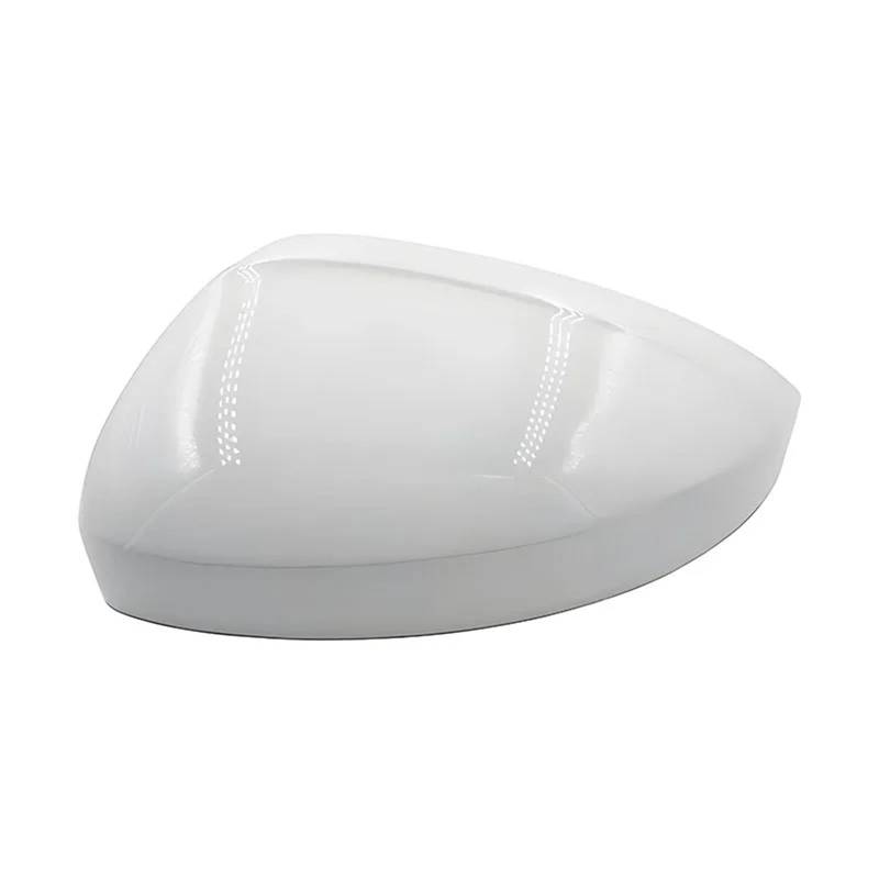 Für VW Für Tiguan Allspace L MK2 2017 2018 2019 2020 Rückansicht Seitenspiegelkappen Abdeckung Ersatz Matt Chrom Retrovisor(White left) von GTOQEV