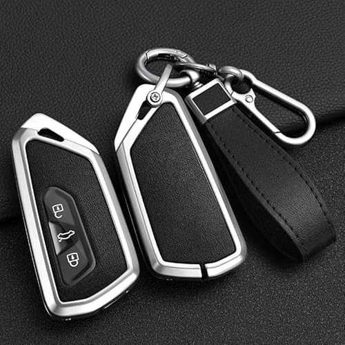 Für VW Golf 8 MK8 2020 Für Skoda Octavia Für Sitz Schutz Auto Fernbedienung Schlüssel Fall Abdeckung Shell Schlüssel Zubehör(Pink) von GTOQEV