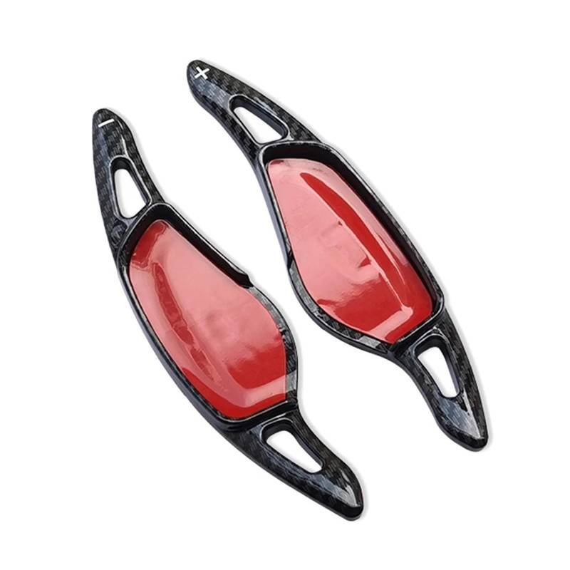 Lenkradschaltpaddel Für 2 3 4 5 6 7 8 Serie G32 G11 G14 Für X3 Für X4 Für X5 Für X6 Für X7 1 Paar Auto Shifter Getriebe Shift Verlängerung Paddel Lenkrad(Black Fiber) von GTOQEV
