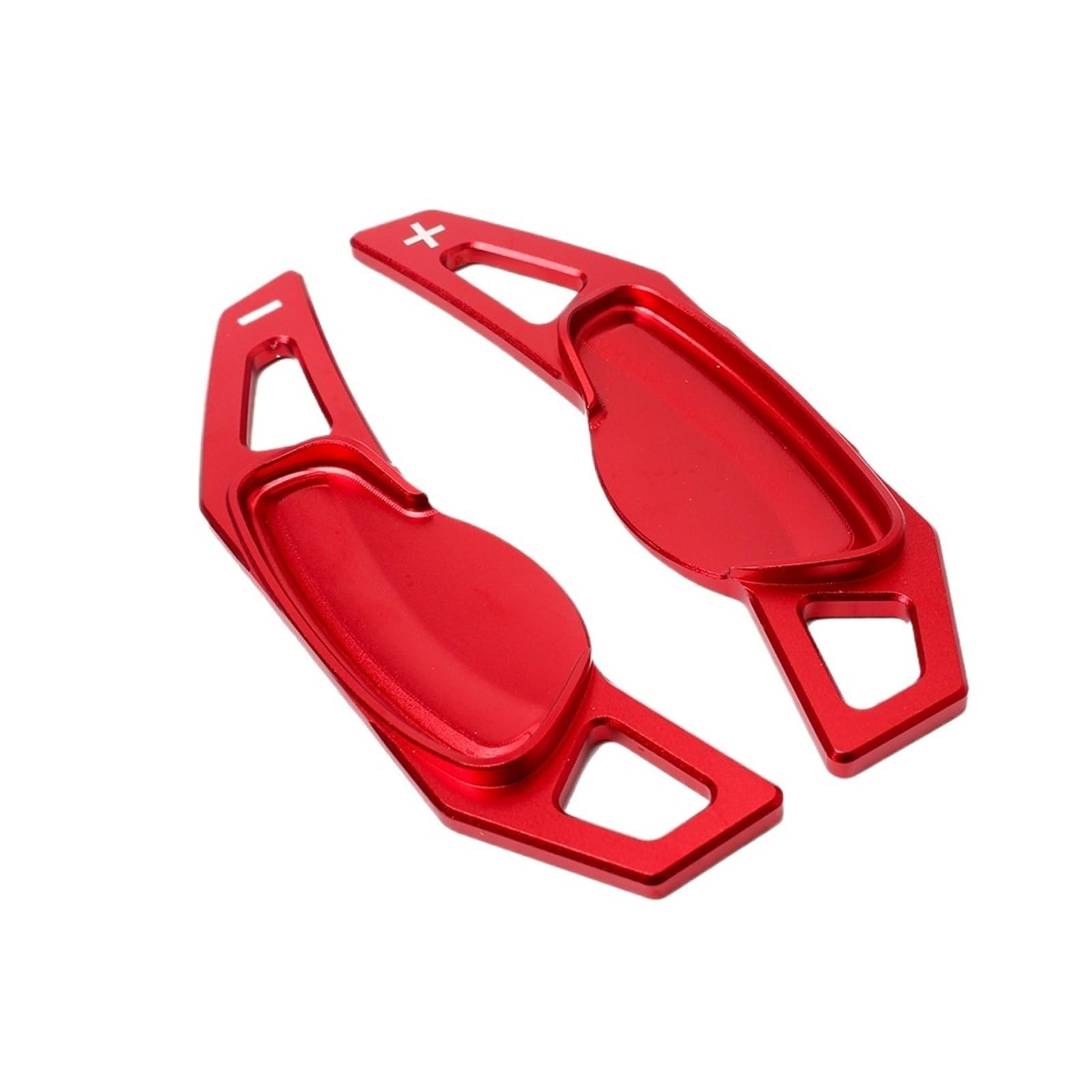 Lenkradschaltpaddel Für Benz Für Smart 451 453 Two 2009-2017 Für Four 2015-2017 Auto Lenkrad Schaltwippen Schaltwippen Extender Aufkleber 2St(Red) von GTOQEV