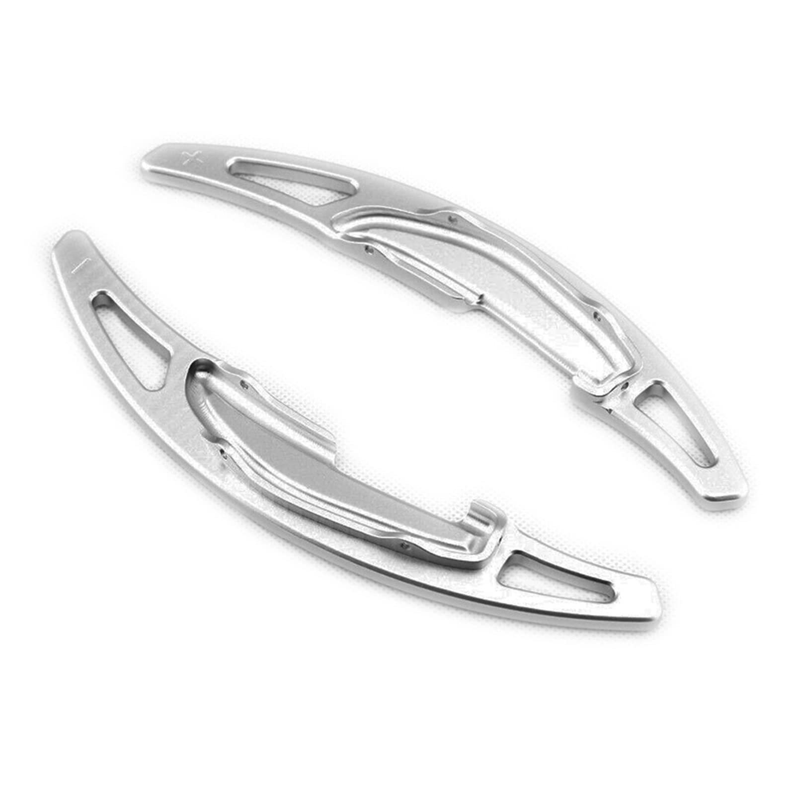 Lenkradschaltpaddel Für M2 F87 Für M3 F80 Für M4 F82 F83 Für M5 F10 Für M6 F12 F13 Für X5M F85 Für X6M Al Legierung Auto Lenkrad Schaltwippenverlängerung(Silver) von GTOQEV