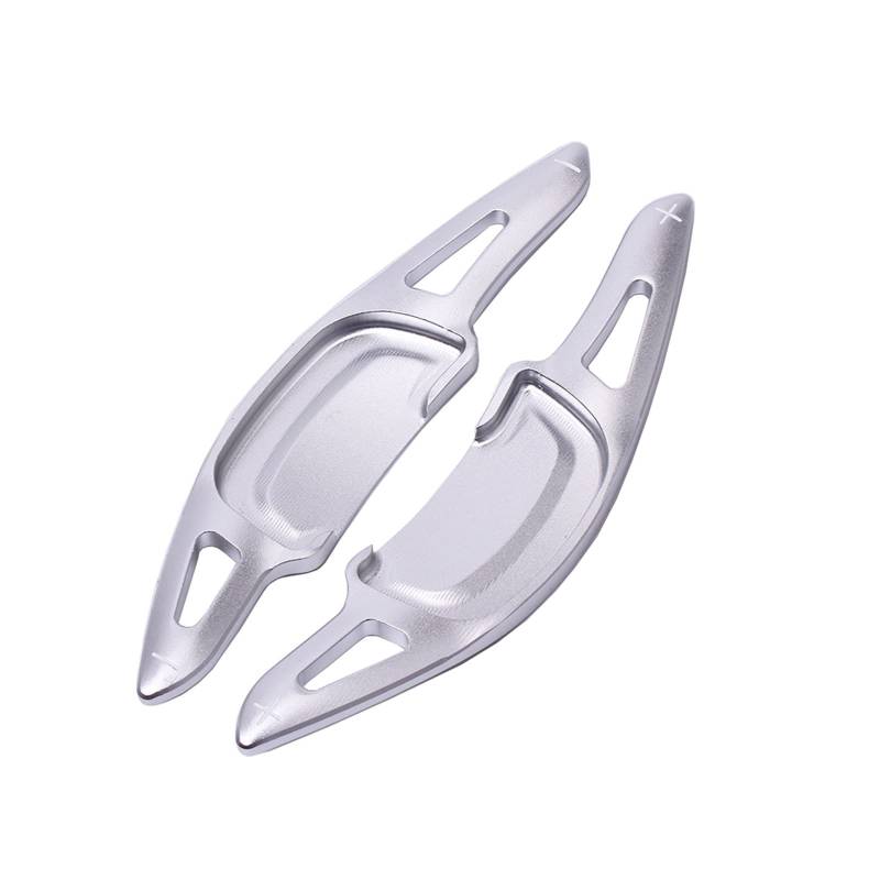 Lenkradschaltpaddel Für Mazda 3 Für Mazada3 Für CX30 Für CX-30 2020 2021 2022 Aluminium Legierung Paddel Verlängerung 1 Paar Lenkrad Getriebe Shift Paddel Shifter(Silver) von GTOQEV