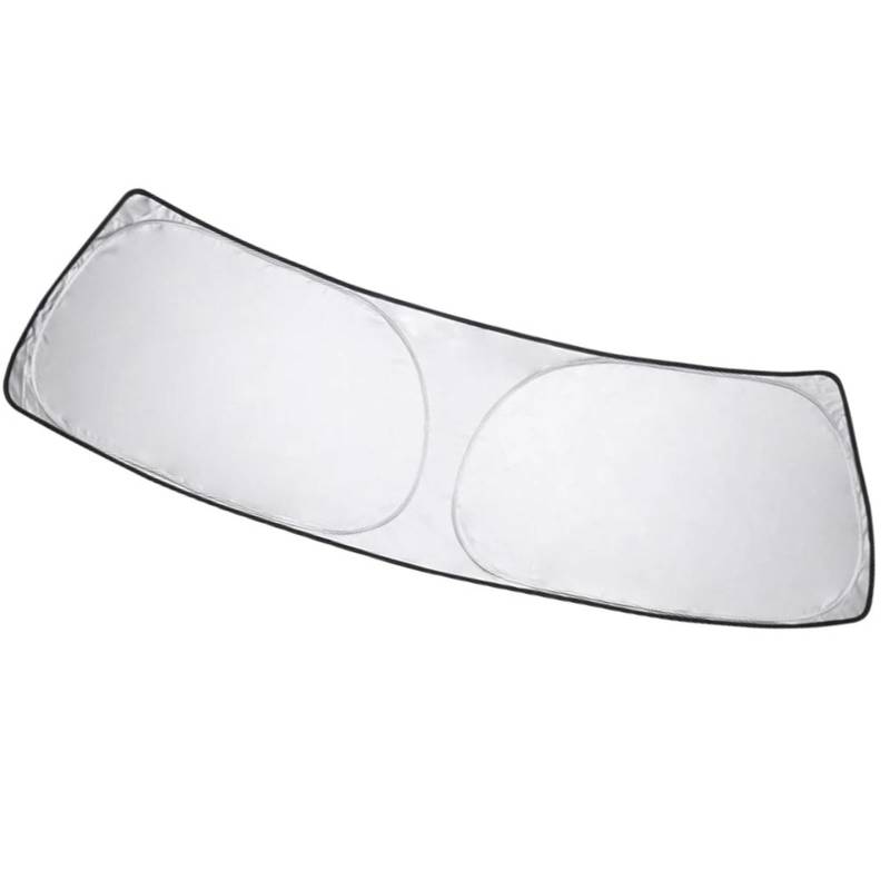 Scheibenabdeckung Auto Klappbarer Sonnenschutz-Schutz, Doppelschichtiger, Individuell, Kompatibel Mit Toyota FJ Cruiser Sport Utility 2007–2014, Frontscheiben-Schattenvisier von GTOQEV
