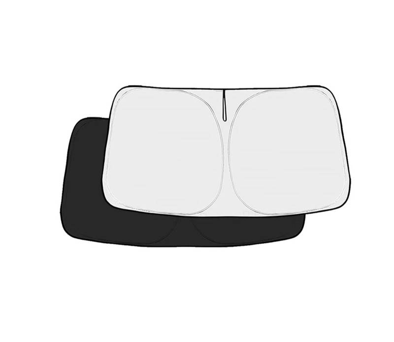 Scheibenabdeckung Auto Kompatibel Mit K&i&a N&IR&O 2017 2018 2019 2020 2021 2022 Auto-Zubehör Sonnenschutz Vorne Fensterblende Auto-Windschutzscheiben-Blockabdeckung Sonne von GTOQEV