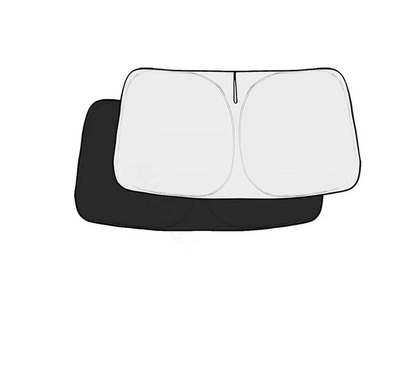 Scheibenabdeckung Auto Kompatibel Mit Mazda 2 DJ DL 2019 2020 2021 2022 2023 2024 Auto-Zubehör Sonnenschutz Hinten Fensterblende Windschutzscheiben-Blockabdeckung Sonne von GTOQEV