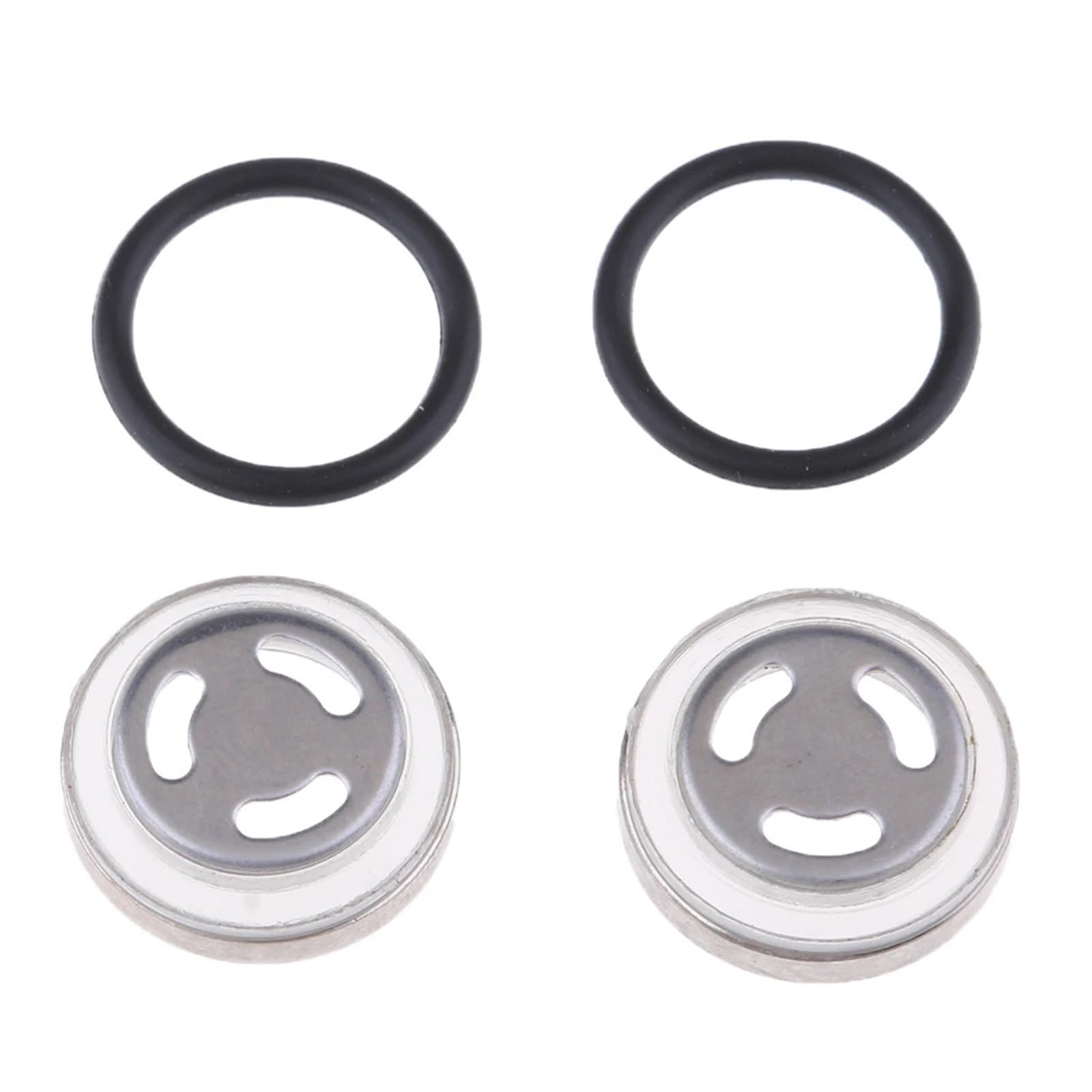 GTSZAA [Replacement] 4 Stück Motorrad-Schauglas, Φ18mm, mit Dichtung, for Bremspumpe, for Bremszylinder von GTSZAA