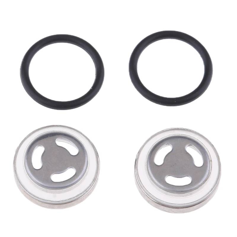 GTSZAA [Replacement] 4 Stück Motorrad-Schauglas, Φ18mm, mit Dichtung, for Bremspumpe, for Bremszylinder von GTSZAA