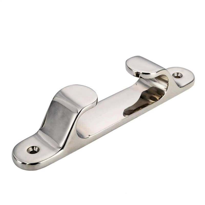 GTSZAA [Replacement] 4-Zoll-Bugkeil mit gerader Führung, Hardware Fair Leads Line, Boot-Seilführungsleinenklampe mit 102 mm Länge, for Marine, for Yacht, poliertes Silber von GTSZAA