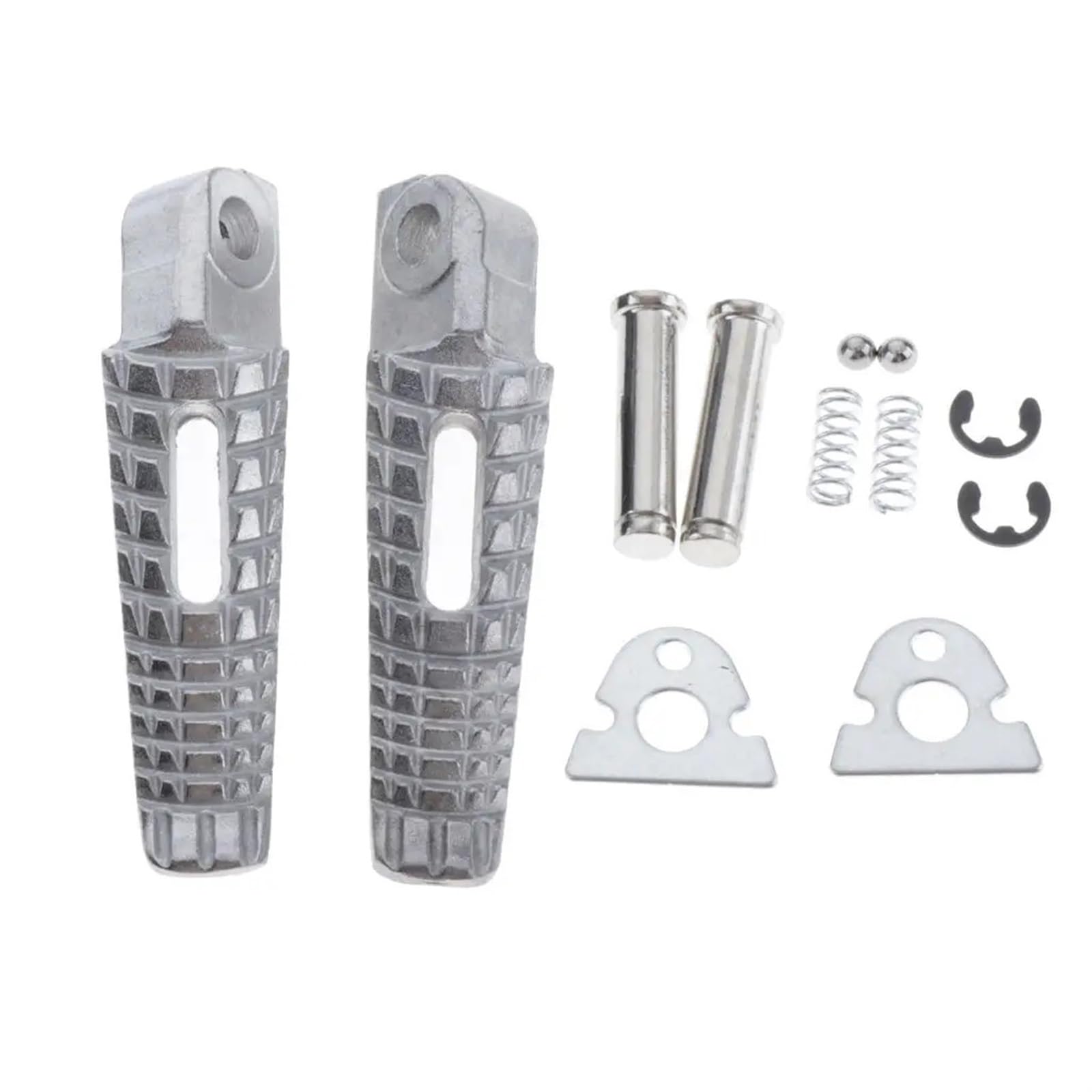 GTSZAA [Replacement] Vordere Fußrasten-Fußraste, Silber, for Suzuki GSXR 600, for GSXR 750, for GSXR1000, 2005-2017 von GTSZAA