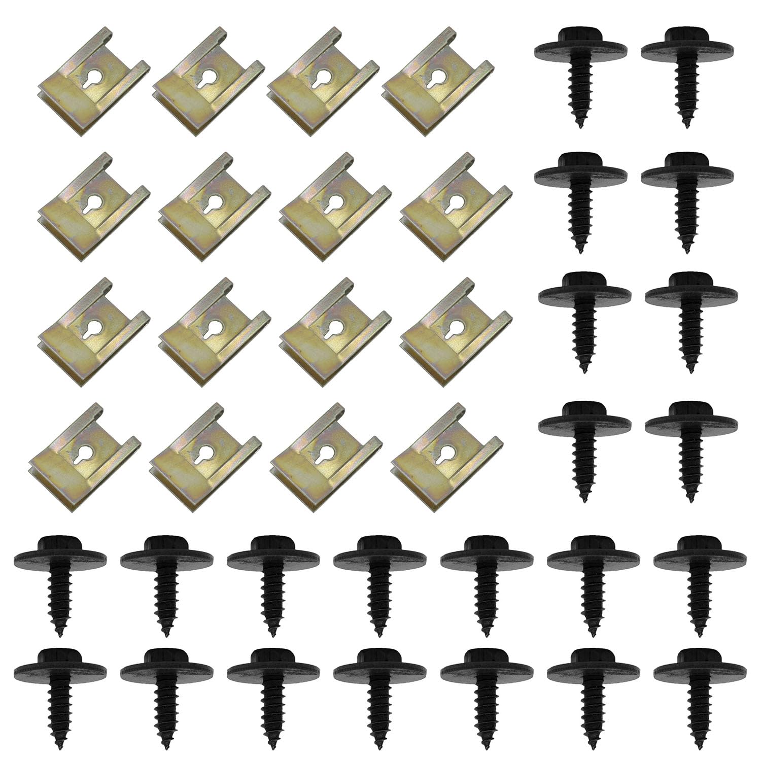 RobLuX 30 Pezzi Vite per Autoveicoli e Auto U-clips Clips Carrozzeria Dadi a U per Auto Clip Viti Carene Bulloni di Fissaggio per Paraurti per Paraurti Auto Interni Porta Auto Pannello Paraurti RobLuX 30 Pezzi Vite per Autoveicoli e Auto U-clips Clips Carrozzeria Dadi a U per Auto Clip Viti Carene Bulloni di Fissaggio per Paraurti per Paraurti Auto Interni Porta Auto Pannello Paraurti von RobLuX