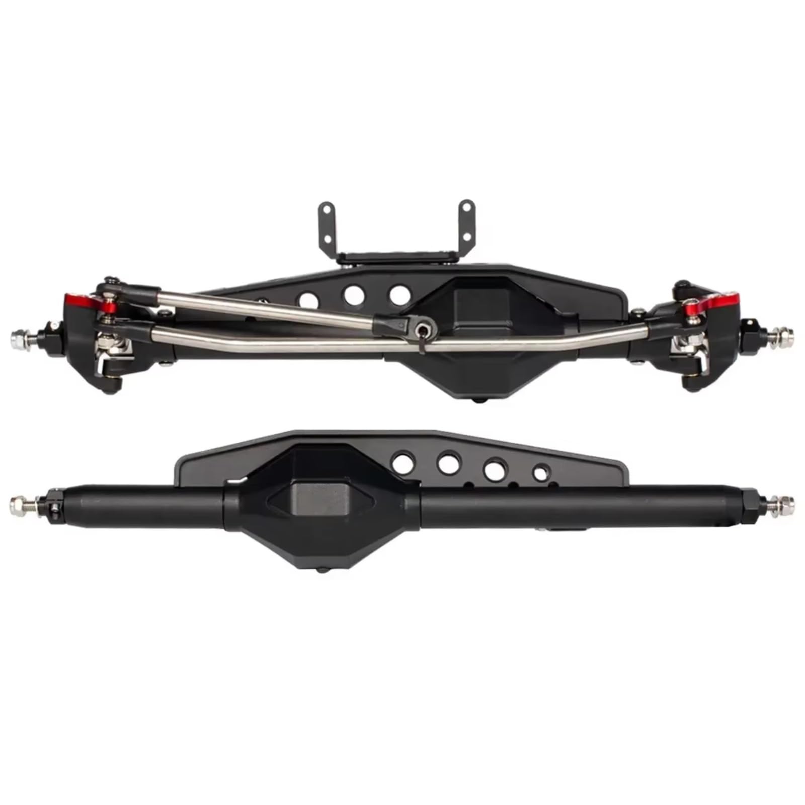 Für Axial Spawn RR10 Bomber 90018 SMT10 Für Capra Für Buggy Für Rock Für Racer 1/10 RC Crawler Überrollkäfig Für Chassis Aluminium Für Wraith Achsensatz RC Vorder Hinterachse(Black,Front Rear Axle) Für Axial Spawn RR10 Bomber 90018 SMT10 Für Capra Für Buggy Für Rock Für Racer 1/10 RC Crawler Überrollkäfig Für Chassis Aluminium Für Wraith Achsensatz RC Vorder Hinterachse(Black,Front Rear Axle) von GTVNPOA
