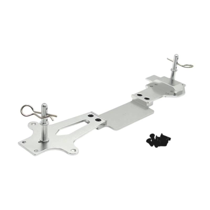 GTVNPOA Für 1/14 RC Automodell Zubehör Ersatzteile RC Zweite Etage Board RC Automodell Zubehör Robustes Ersatzteil-Upgrade RC Zubehör(Argent) von GTVNPOA