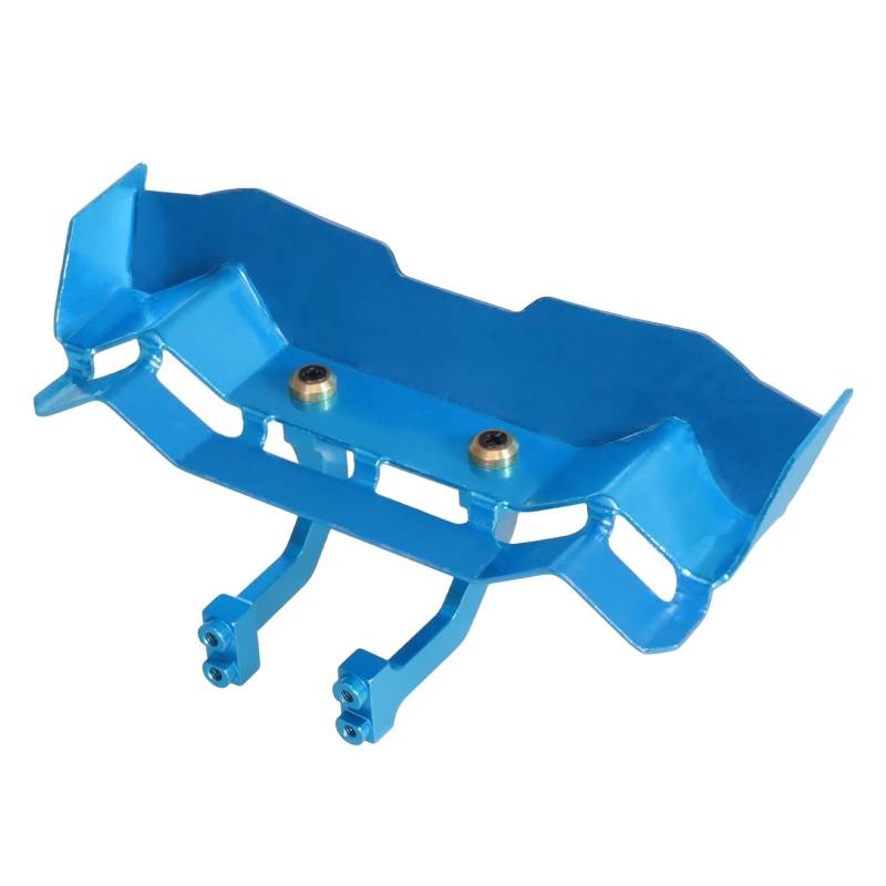 GTVNPOA Für MJX 1412A 14210 14209 1/14 Aluminiumlegierung Heckflügel Autospoiler RC Auto Metall Verbesserte Teile Zubehör Ersatzverwendung RC Zubehör(Blue) von GTVNPOA