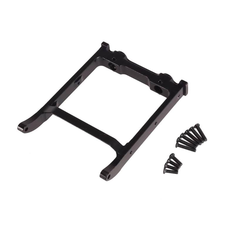 GTVNPOA Für MN Für MN128 MN86 G500 1/12 RC Frontstoßstange Fernbedienung Crawler Auto Befestigungen Metall Upgrade Teile Zubehör RC Auto Ersatz Teile(Black) von GTVNPOA